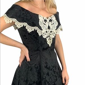 Vintage Gunne Sax Fit and Flare Mini Dress